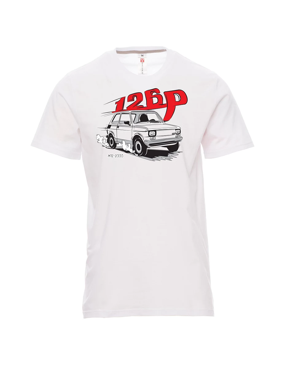 Weißes T-Shirt für Männer Maluch