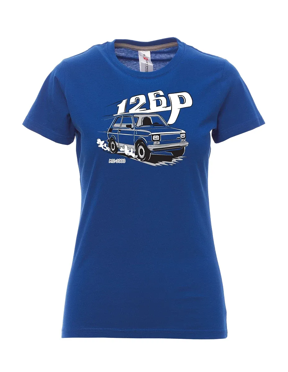 Königsblaues T-Shirt für Damen Maluch
