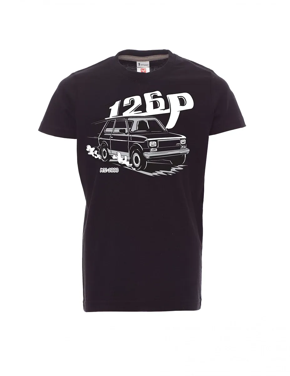 Schwarzes Kinder T-Shirt Maluch
