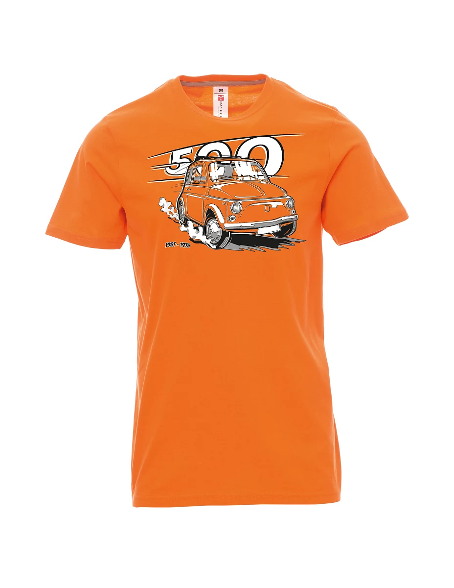 Orange T-Shirt für Männer Der italienische Veteran F 500