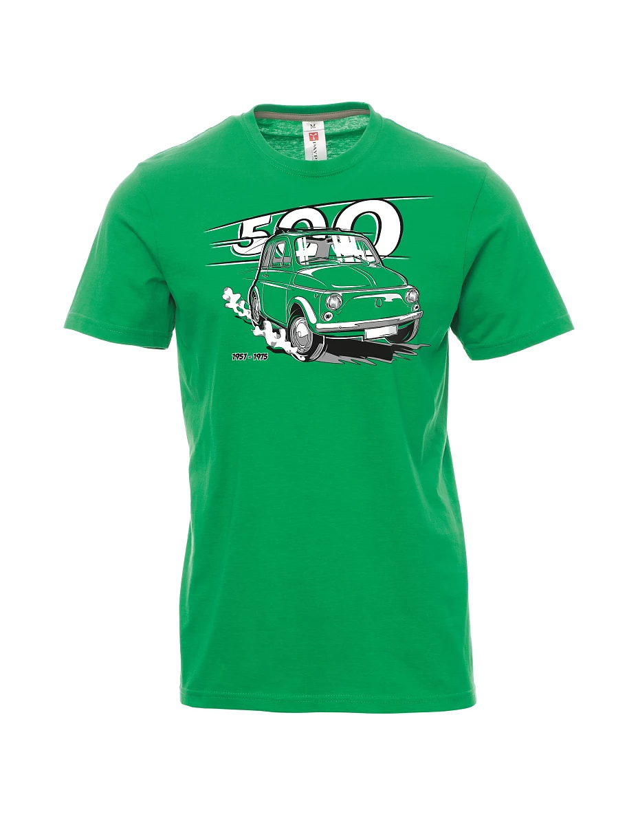 Grünes T-Shirt für Männer Der italienische Veteran F 500