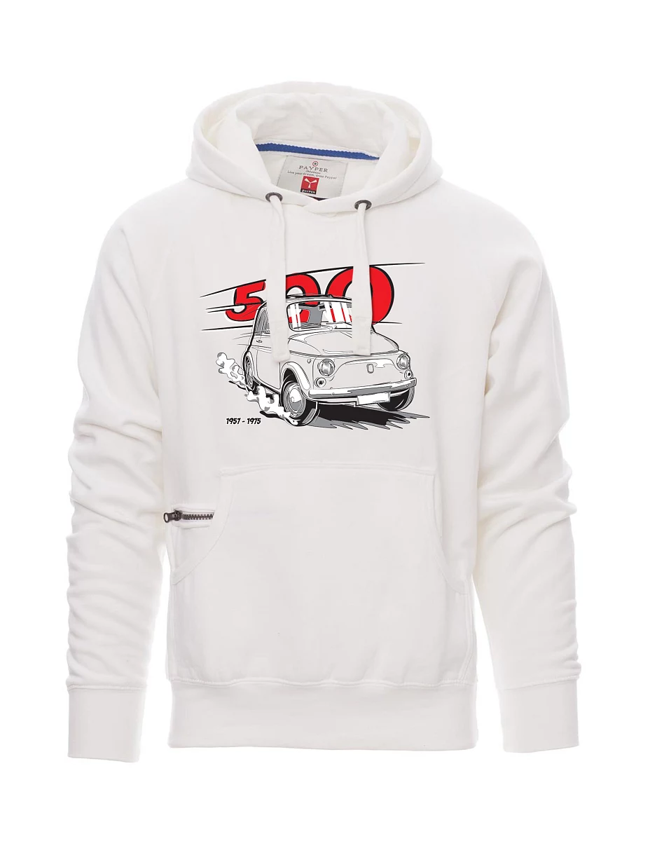 Weißes Sweatshirt für Männer Der italienische Veteran F 500