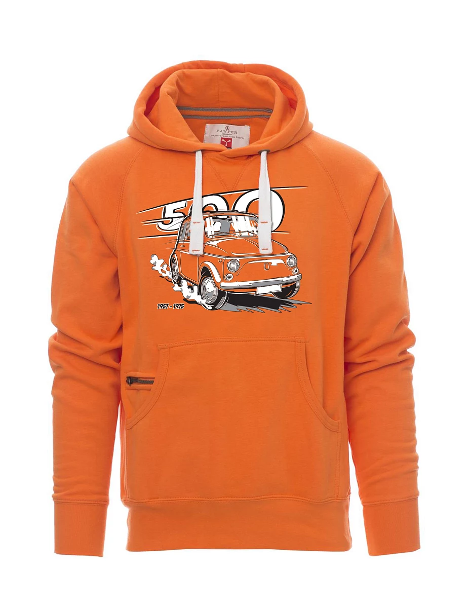 Orange Sweatshirt für Männer Der italienische Veteran F 500