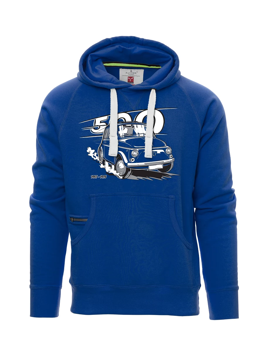 Blaues Sweatshirt für Männer Der italienische Veteran F 500