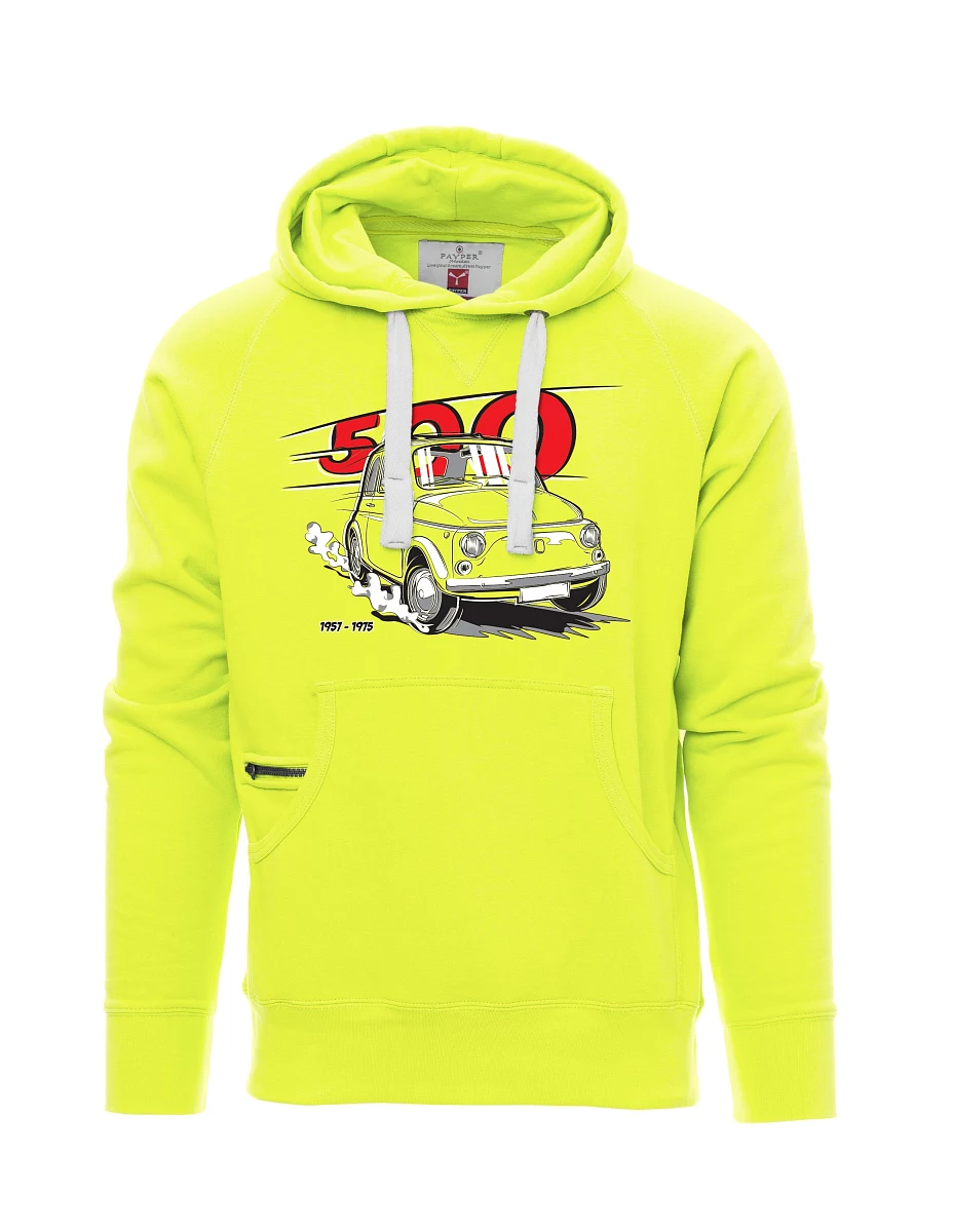 Fluoreszierendes Sweatshirt für Männer Der italienische Veteran F 500