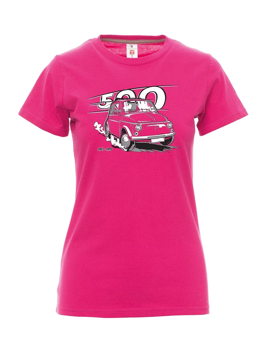 Rosa T-Shirt für Damen Der italienische Veteran F 500