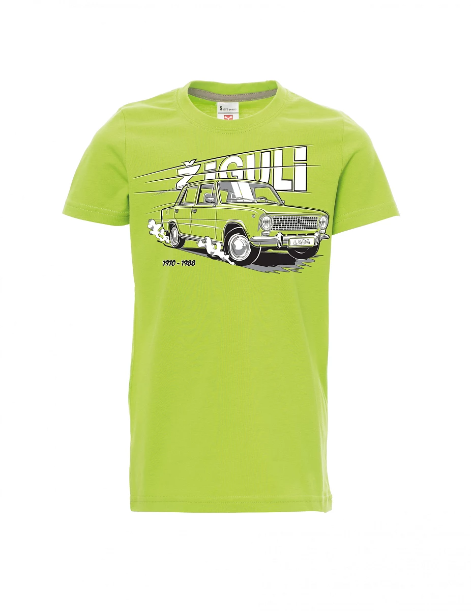 Hellgrünes Kinder T-Shirt Lada-Žiguli