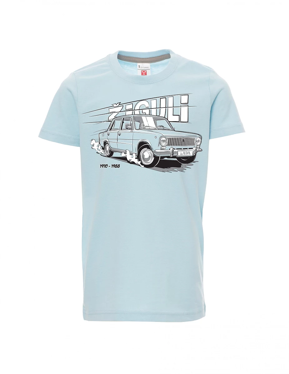 Blassblaues Kinder T-Shirt Lada-Žiguli