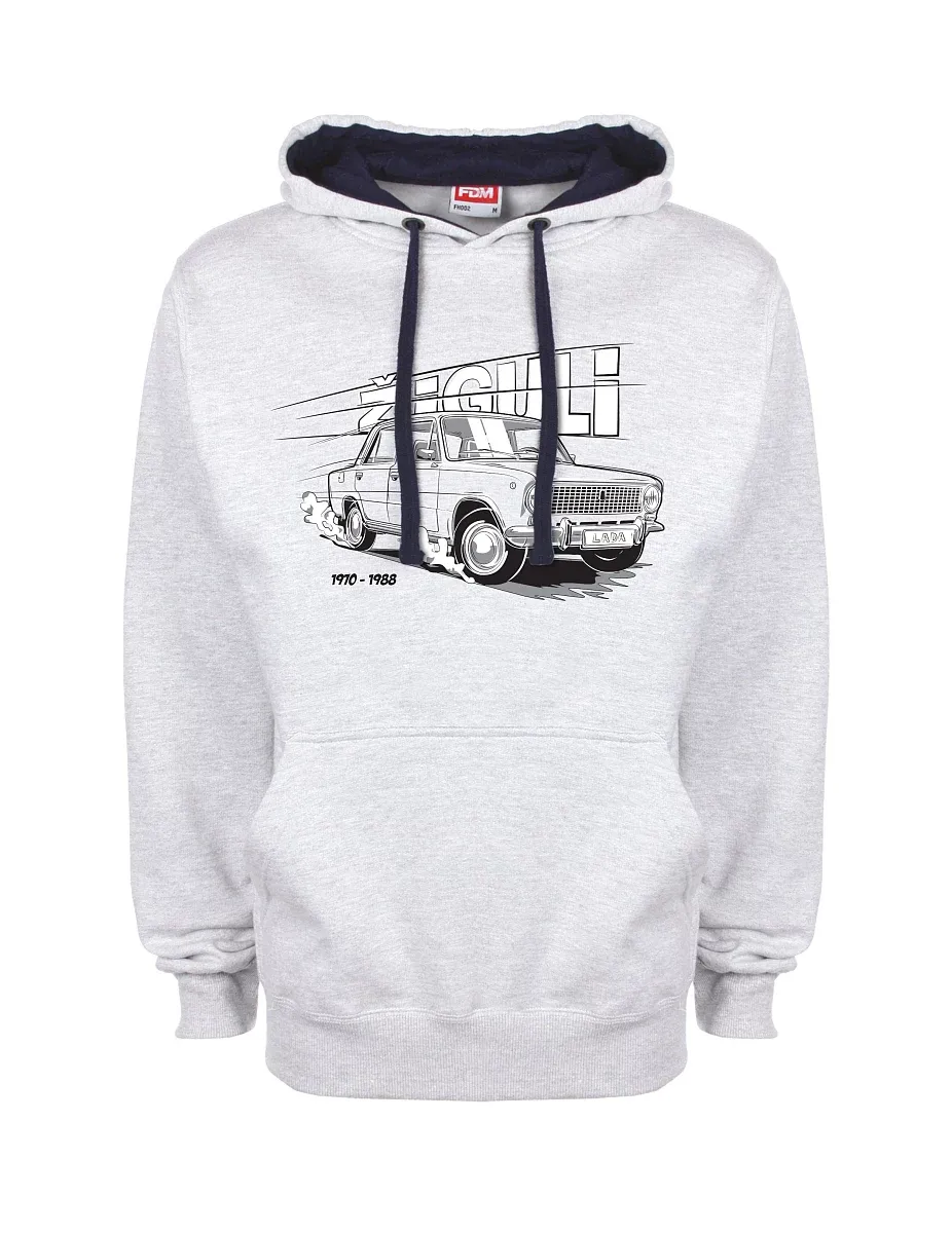 Blau-graues Sweatshirt Lada-Žiguli