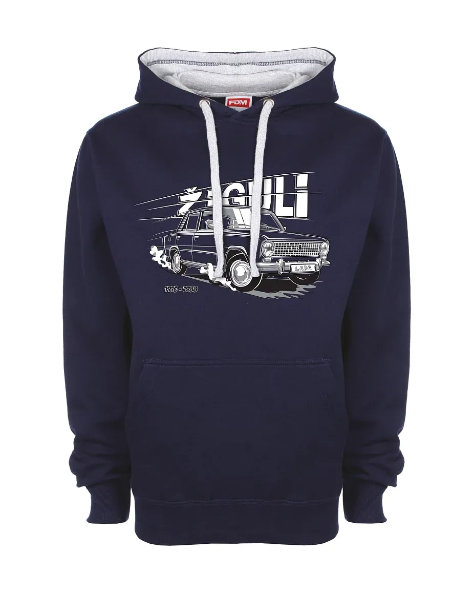 Grau-marines Sweatshirt Lada-Žiguli