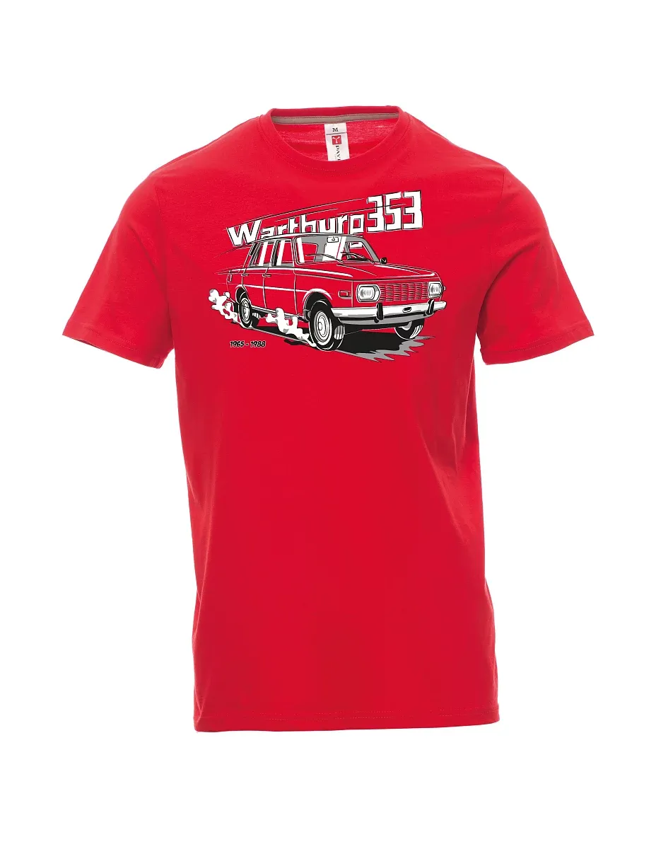 Rotes T-Shirt für Männer Wartburg 353