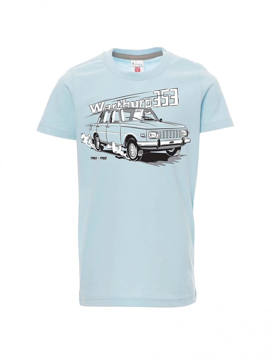 Blassblaues Kinder T-Shirt Wartburg 353