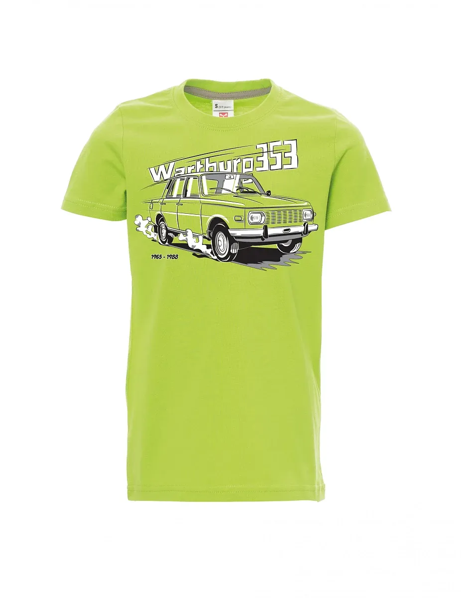 Hellgrünes Kinder T-Shirt Wartburg 353