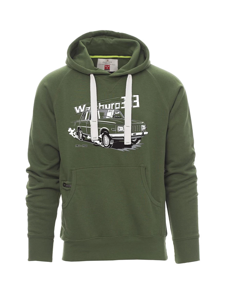 Dunkelgrünes Sweatshirt für Männer Wartburg 353