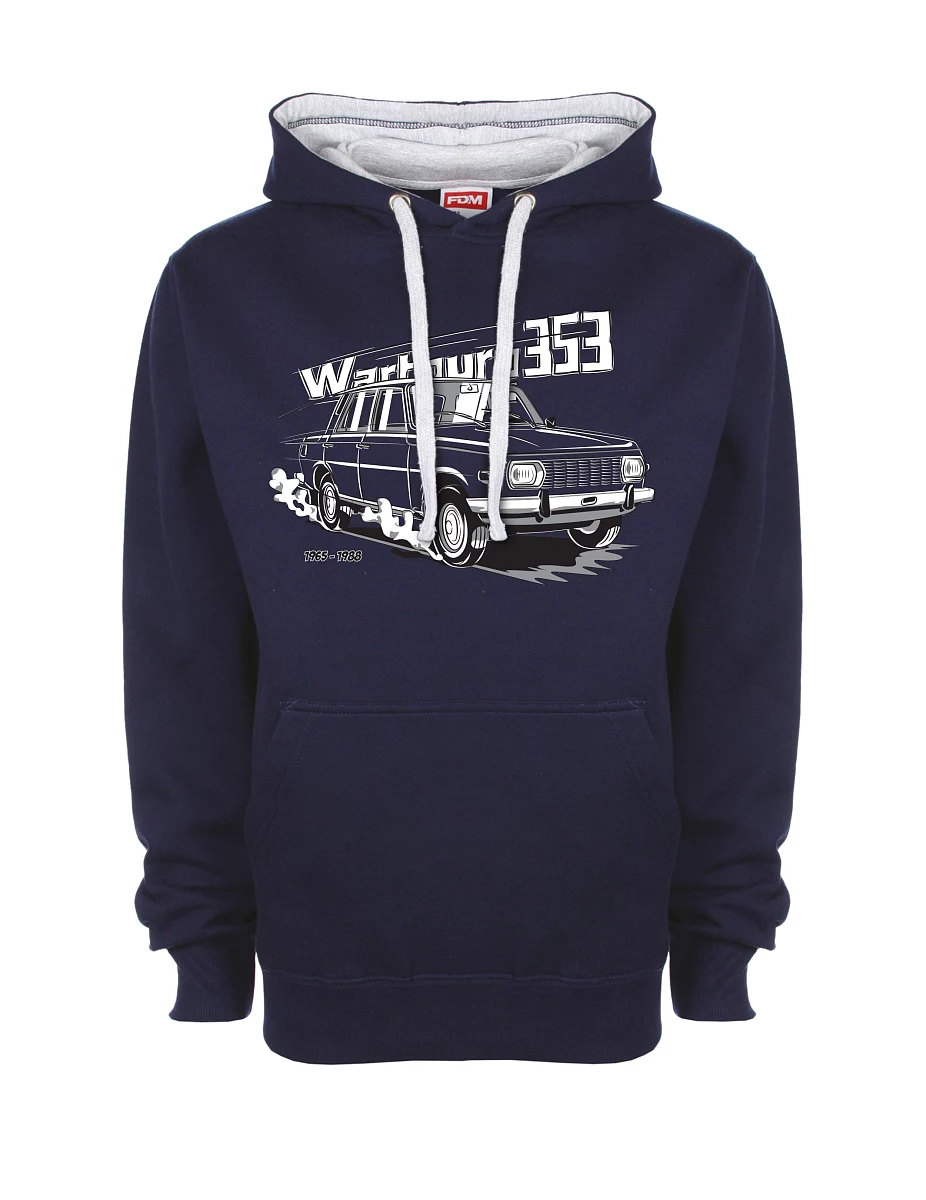 Grau-marines Sweatshirt Wartburg 353