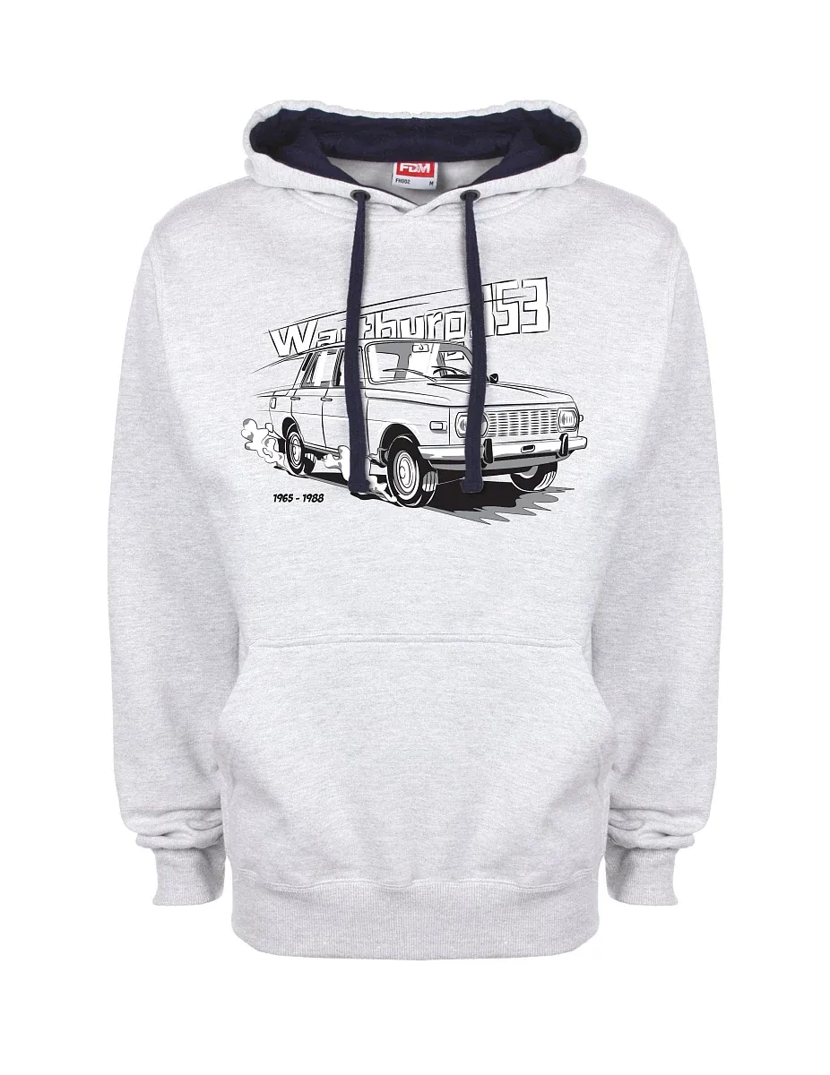 Blau-graues Sweatshirt Wartburg 353