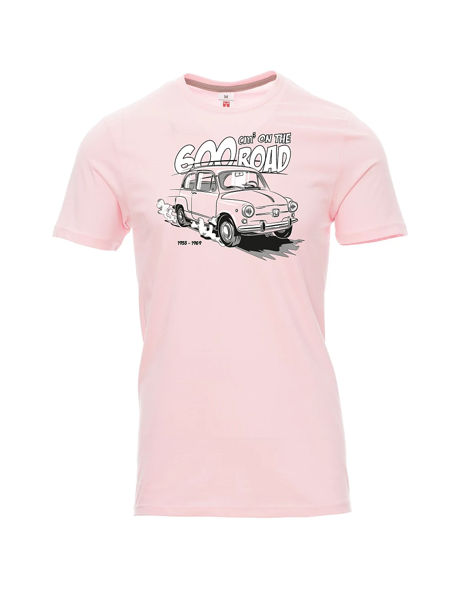Hell-Pink T-Shirt für Männer Der italienische Veteran F 600