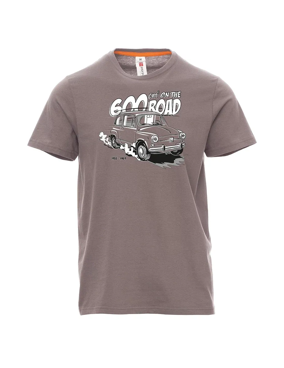 Stahlgrau T-Shirt für Männer Der italienische Veteran F 600