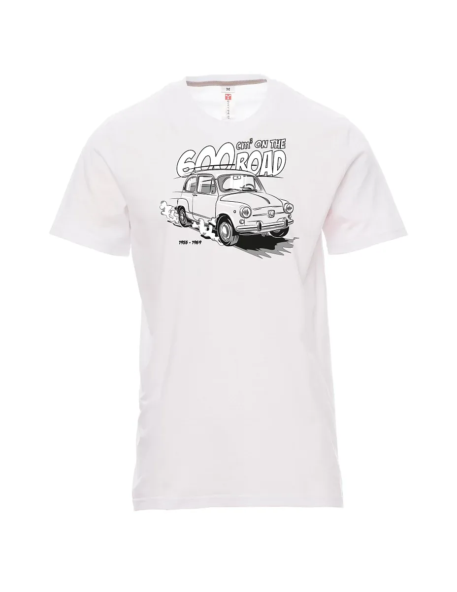 Weißes T-Shirt für Männer Der italienische Veteran F 600