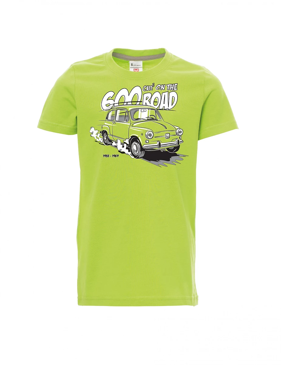 Hellgrünes Kinder T-Shirt Der italienische Veteran F 600