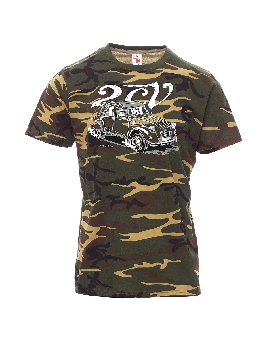 Tarnung T-Shirt für Männer 2CV