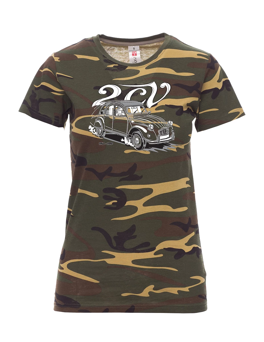 Tarnung T-Shirt für Damen 2CV