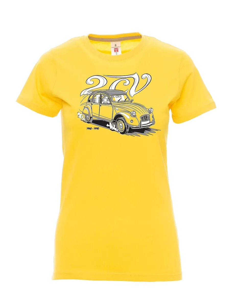 Gelbes T-Shirt für Damen 2CV
