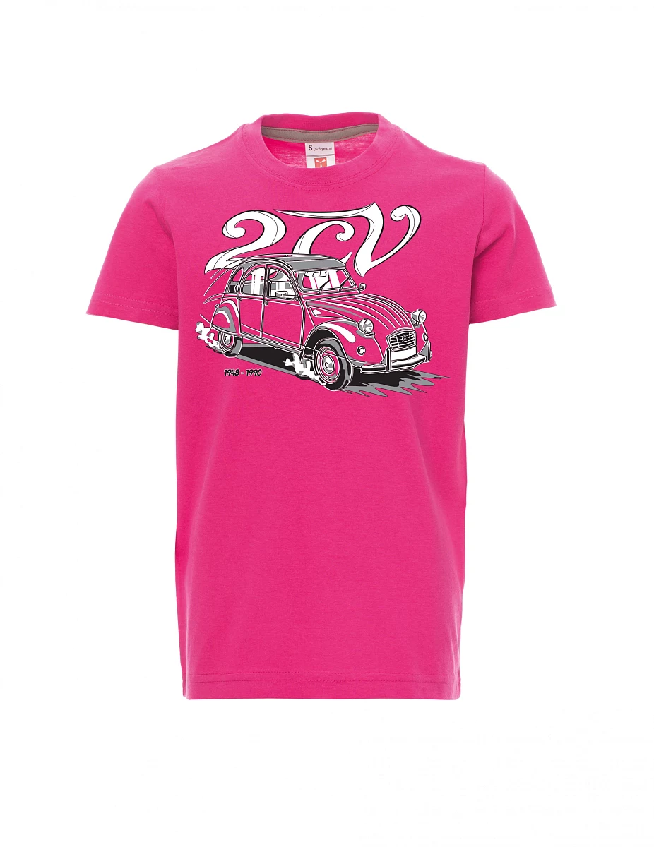 Rosa Kinder T-Shirt 2CV