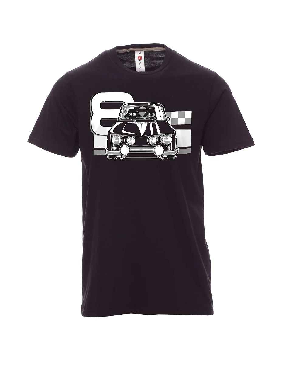 Schwarzes T-Shirt für Männer R8