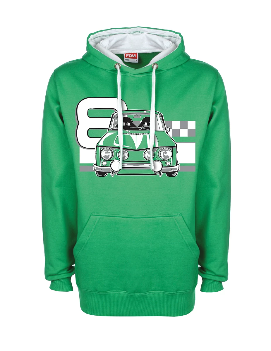 Weiß-grünes Sweatshirt R8