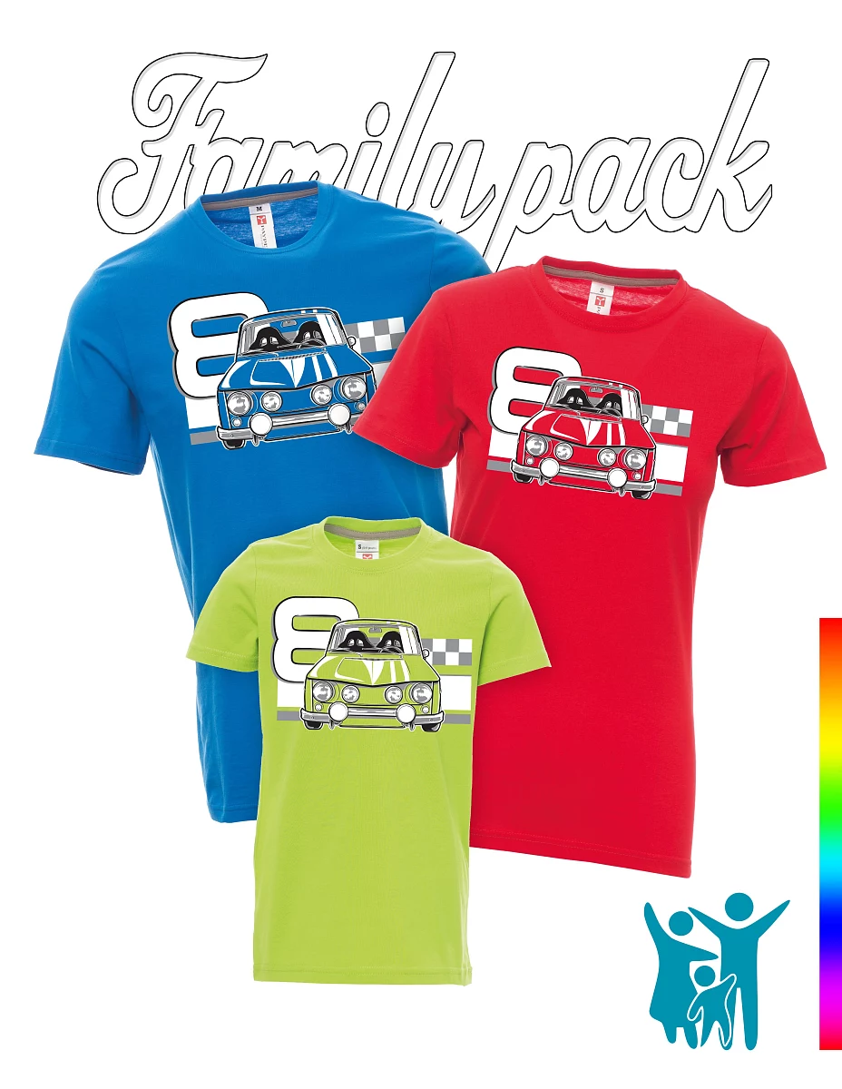 Familien-Set von T-Shirts R8