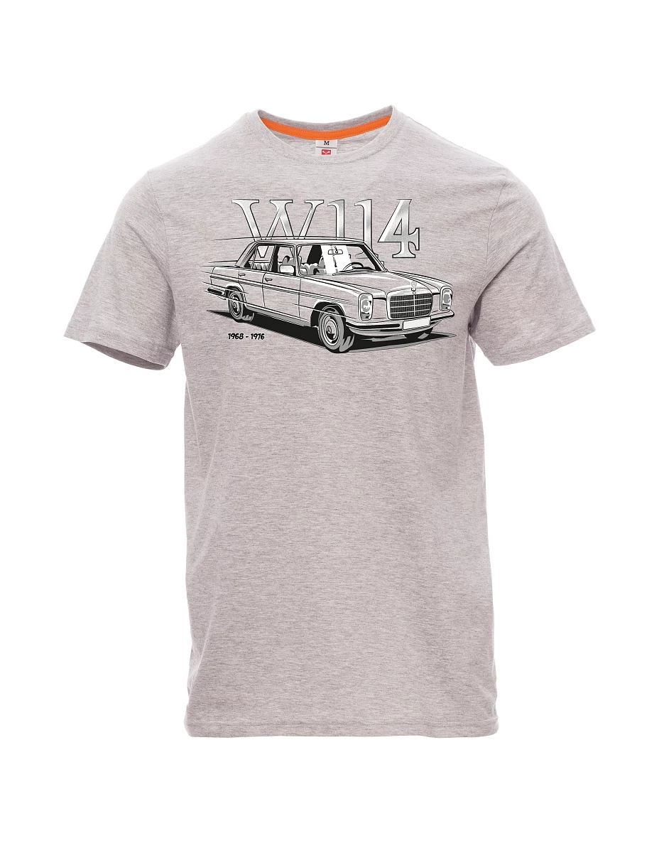 Grau melange T-Shirt für Männer W114