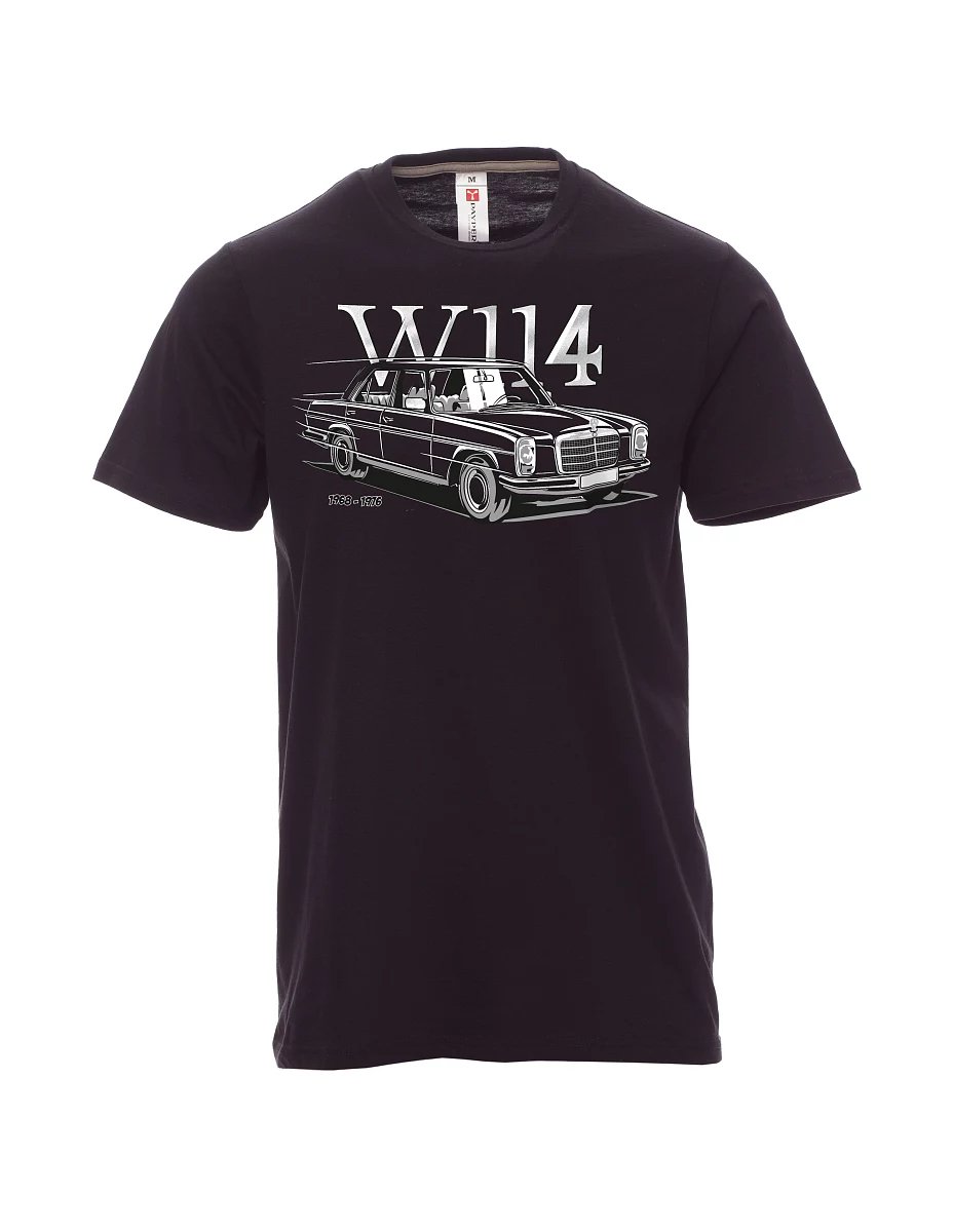 Schwarzes T-Shirt für Männer W114