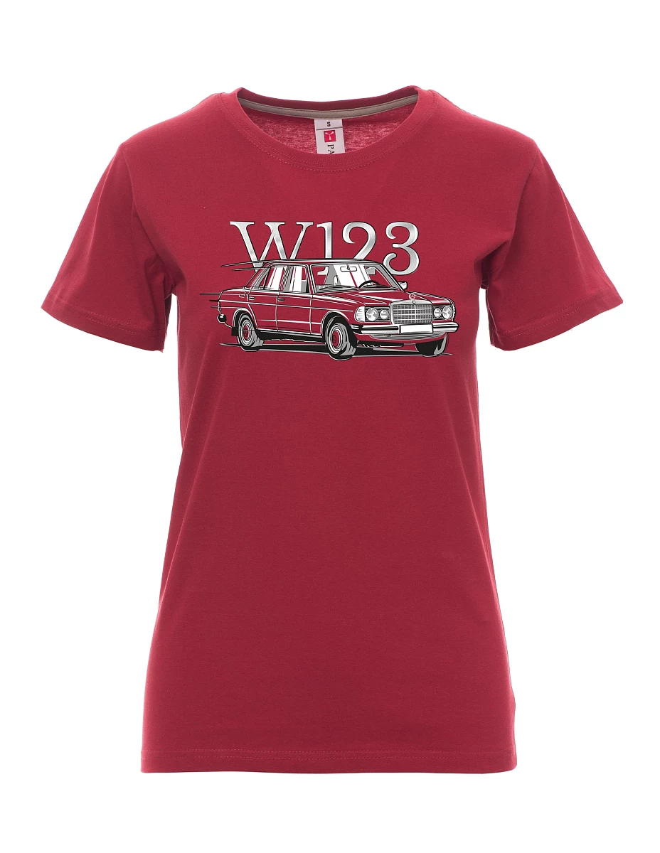 Bordeaux T-Shirt für Damen W123