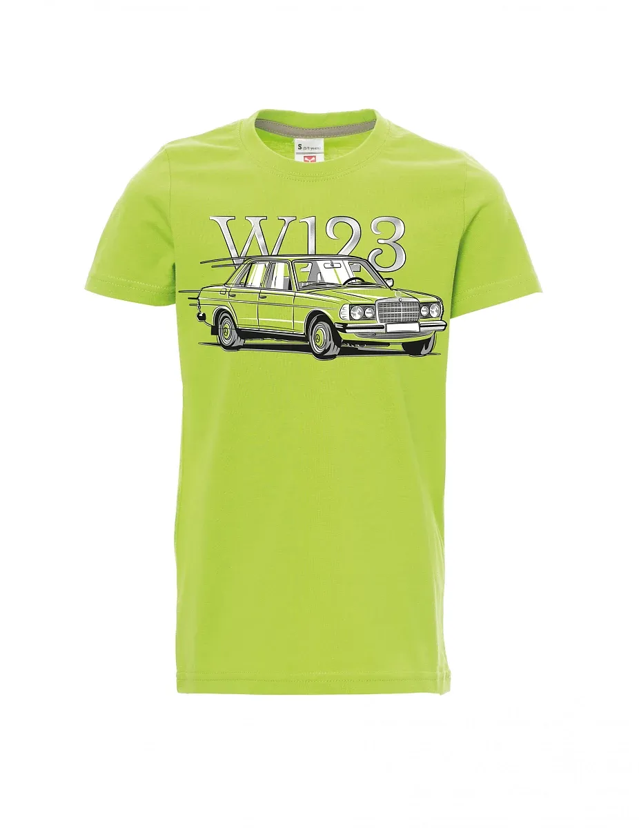 Hellgrünes Kinder T-Shirt W123