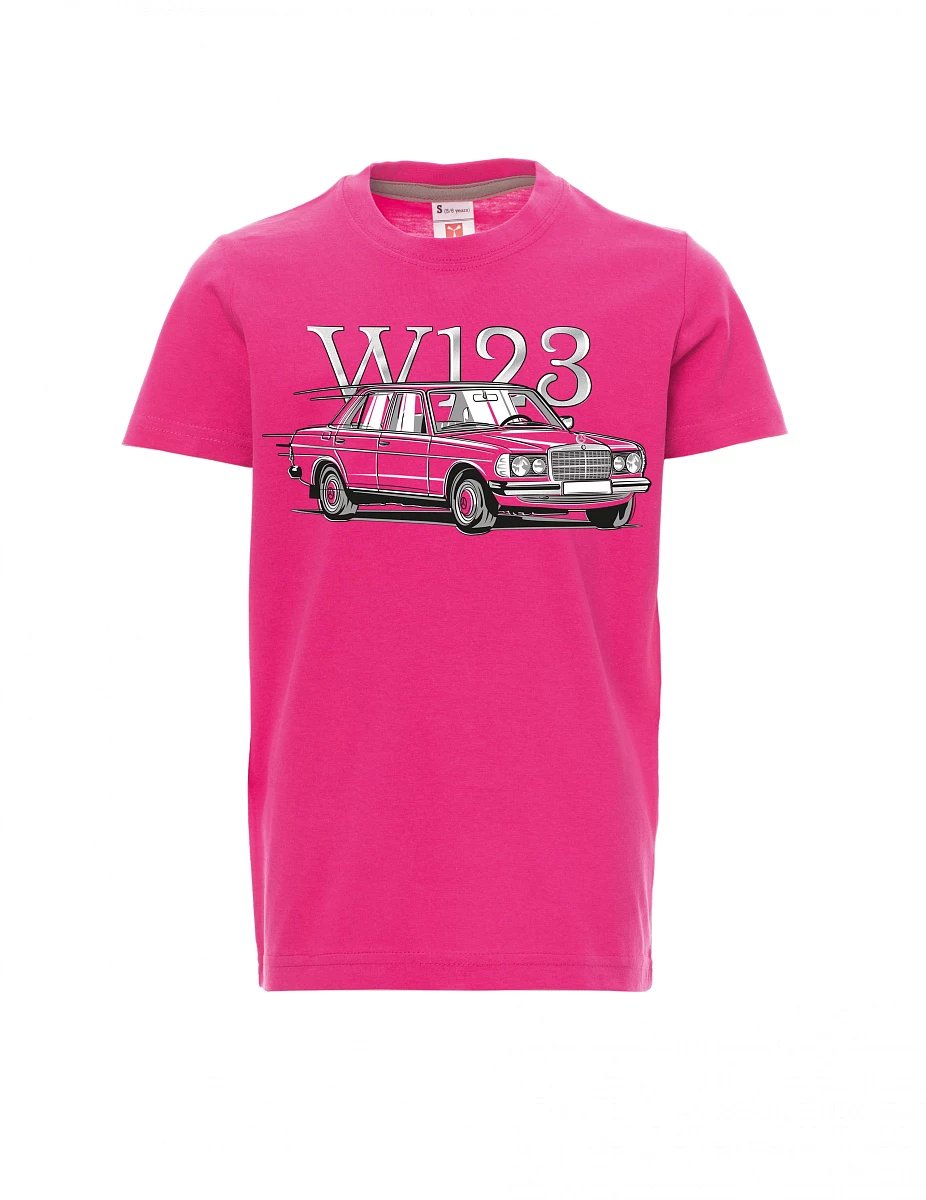 Rosa Kinder T-Shirt W123