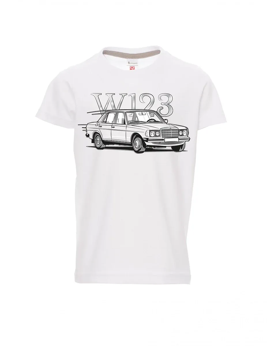 Weißes Kinder T-Shirt W123